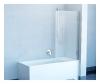 Шторка для ванны CVS1-80 L Ravak Chrome белый стекло Transparent 7QL40100Z1