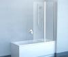 Шторка для ванны CVS2-100 L Ravak Chrome белый стекло Transparent 7QLA0100Z1