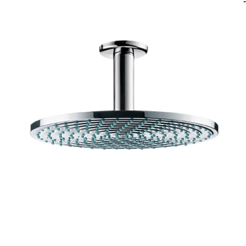 Верхний душ тарелка Raindance диаметр 240 мм на потолок Hansgrohe 27477000